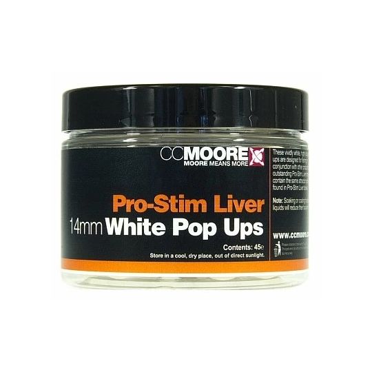 KULKI CC MOORE PRO-STIM LIVER WHITE POP UP 14mm 