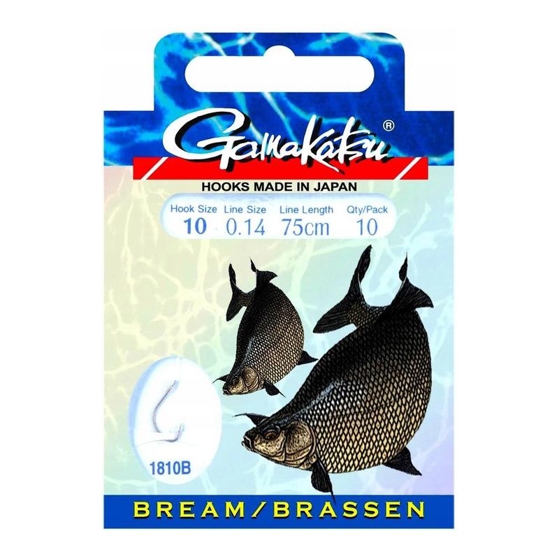 HACZYKI WIĄZANE GAMAKATSU BREAM FEEDER 0,14mm 14