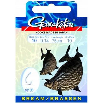 HACZYKI WIĄZANE GAMAKATSU BREAM FEEDER 0,16mm 10