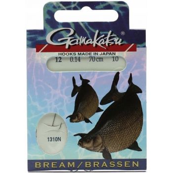 HACZYKI WIĄZANE GAMAKATSU BREAM 1310N 0,14mm 12