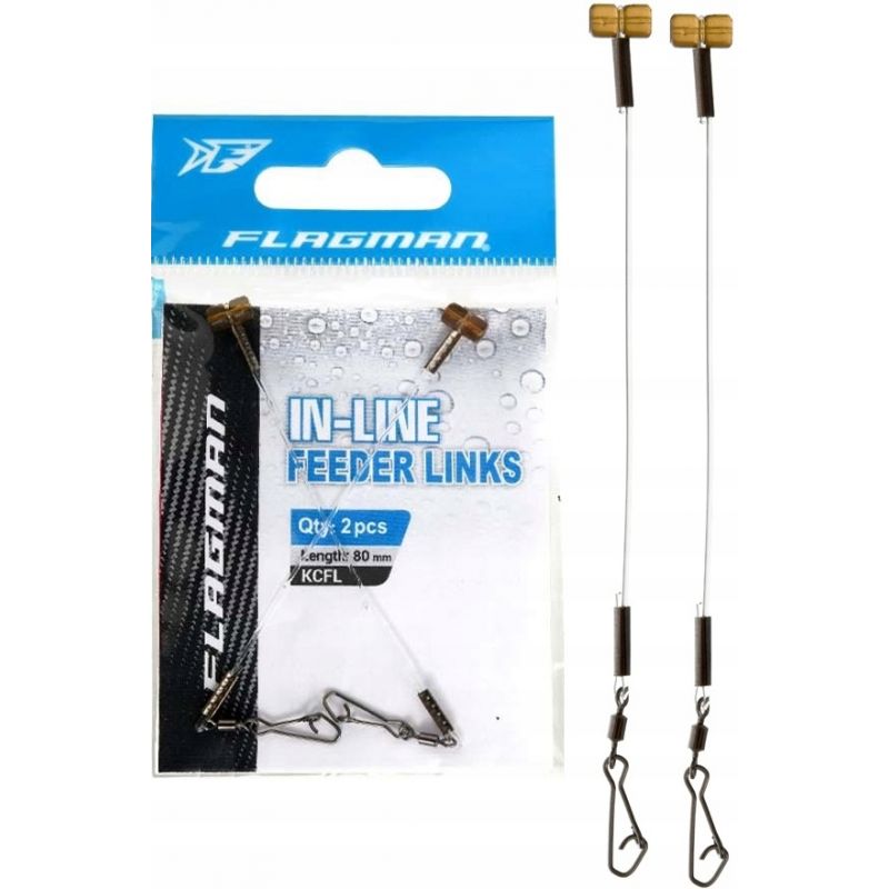 ŁĄCZNIK FLAGMAN FEEDER LINKS LINE 8cm SKRĘTKA