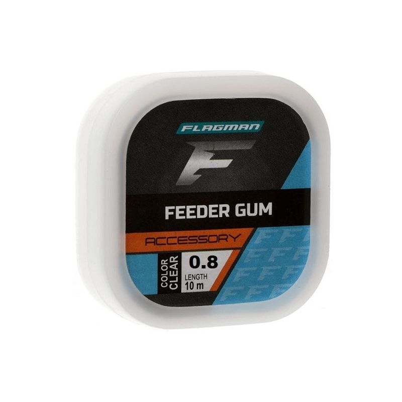 AMORTYZATOR FLAGMAN FEEDER GUMA 0.80mm 10m CLEAR AMORTYZATOR FLAGMAN FEEDER GUMA 0.80mm 10m CLEAR
