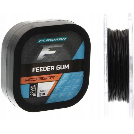AMORTYZATOR FLAGMAN FEEDER GUMA 1.00mm 10m BLACK AMORTYZATOR FLAGMAN FEEDER GUMA 1.00mm 10m BLACK