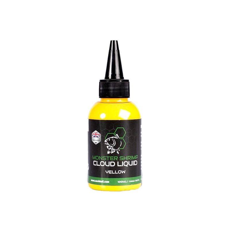 LIQUID NASH MONSTER SHRIMP CLOUD 100ml YELLOW LIQUID NASH MONSTER SHRIMP CLOUD 100ml YELLOW