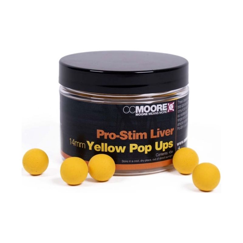 KULKI CC MOORE PRO-STIM LIVER YELLOW POP UPS 14mm 