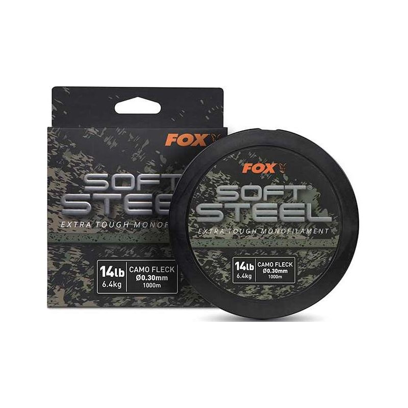 ŻYŁKA FOX SOFT STEEL FLECK CAMO 0,30mm 1000m 14lb 