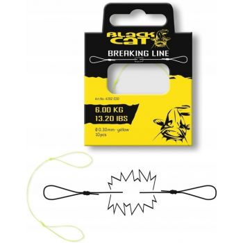 ŁĄCZNIK DO ZRYWKI BLACK CAT 6kg 0.30mm YELLOW 10sz