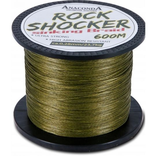 PLECIONKA ANACONDA ROCKSHOCKER SINKING 0,25mm 600m PLECIONKA ANACONDA ROCKSHOCKER SINKING 0,25mm 600m