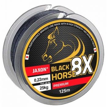 PLECIONKA JAXON BLACK HORSE 8X PREMIUM 0,22mm 10m