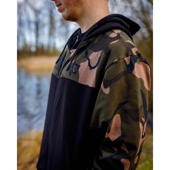 BLUZA FOX LW BLACK CAMO SPLIT ZIP HOODY ROZM L 