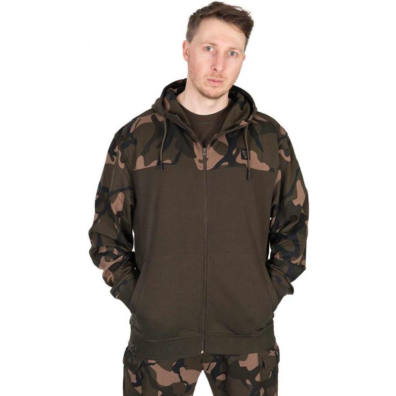 BLUZA FOX LW KHAKI CAMO SPLIT ZIP HOODY ROZM XL 