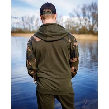 BLUZA FOX LW KHAKI CAMO SPLIT ZIP HOODY ROZM XL 