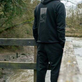 BLUZA NASH MAKE IT HAPPEN HOODY FISH BLACK XXL