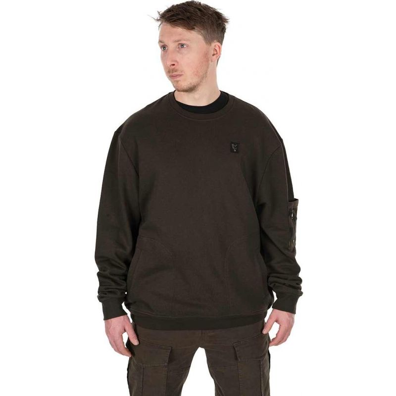BLUZA FOX LW KHAKI JUMPER PULLOVER ROZM L