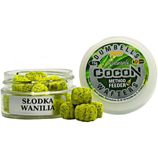 DUMBELLS MEUS COCON WAFTERS 10mm MINIS WANILIA DUMBELLS MEUS COCON WAFTERS 10mm MINIS WANILIA