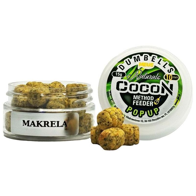 DUMBELLS MEUS COCON POP UP 10mm MINIS MAKRELA DUMBELLS MEUS COCON POP UP 10mm MINIS MAKRELA