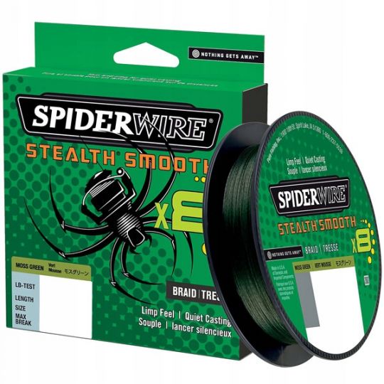 PLECIONKA SPIDERWIRE STEALTH SMOOTH X8 0.19mm 150m PLECIONKA SPIDERWIRE STEALTH SMOOTH X8 0.19mm 150m
