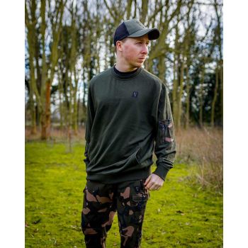 BLUZA FOX LW KHAKI PULLOVER JUMPER ROZM XXL