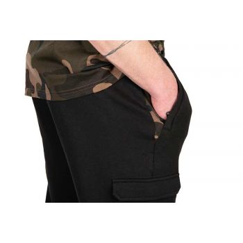 SPODNIE FOX LW BLACK CAMO COMBAT JOGGERS ROZM M