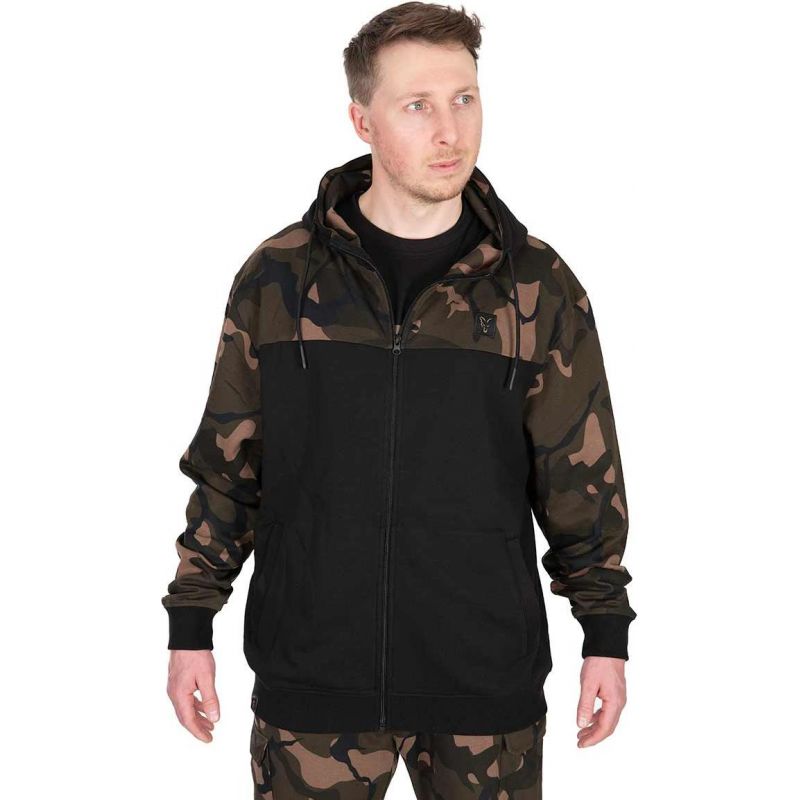 BLUZA FOX LW BLACK CAMO SPLIT ZIP HOODY ROZM XXL BLUZA FOX LW BLACK CAMO SPLIT ZIP HOODY ROZM XXL