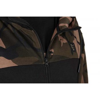 BLUZA FOX LW BLACK CAMO SPLIT ZIP HOODY ROZM XXL