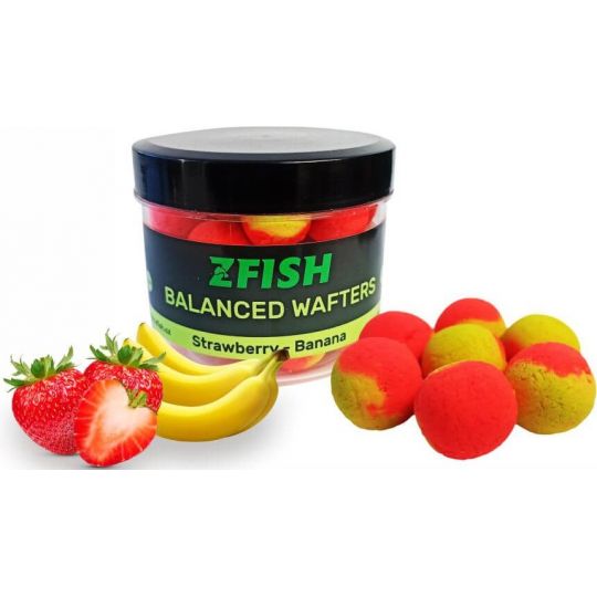 KULKI ZFISH BALANCED WAFTERS 16mm TRUSKAWKA BANAN KULKI ZFISH BALANCED WAFTERS 16mm TRUSKAWKA BANAN