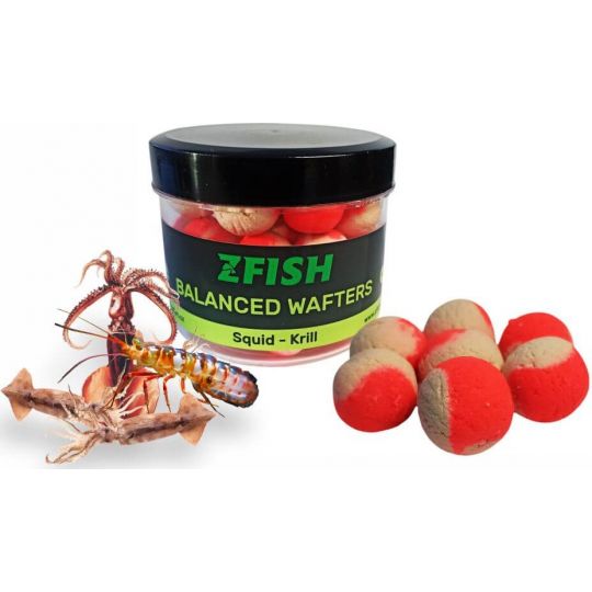 KULKI ZFISH BALANCED WAFTERS 16mm SQUID KRILL KULKI ZFISH BALANCED WAFTERS 16mm SQUID KRILL
