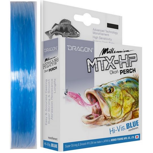 ŻYŁKA DRAGON MILLENIUM OKOŃ NIEBIESKA 150m 0.20mm ŻYŁKA DRAGON MILLENIUM OKOŃ NIEBIESKA 150m 0.20mm