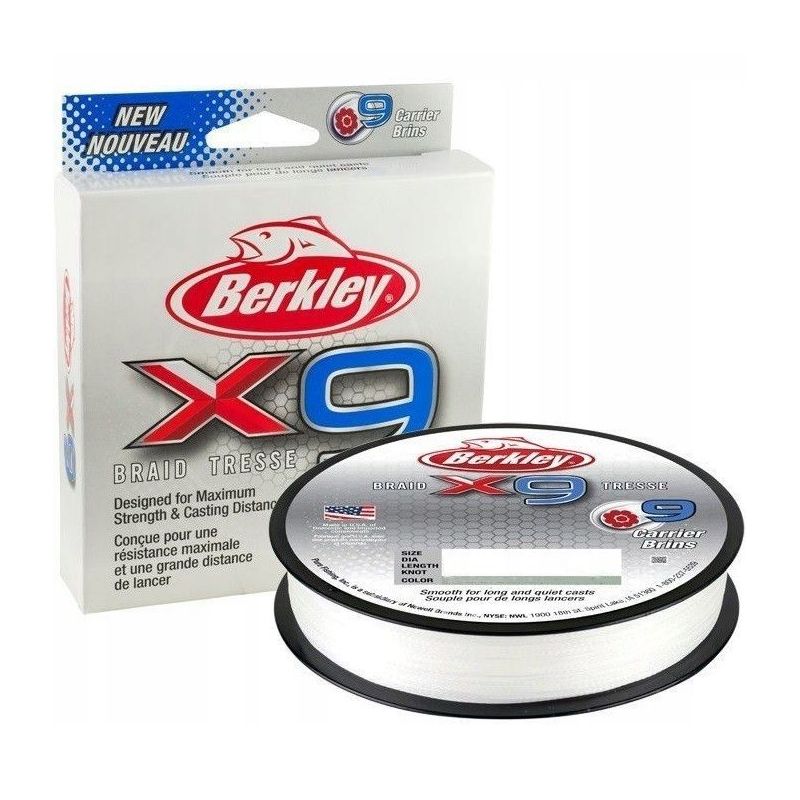 PLECIONKA BERKLEY X9 BRAID 0.12mm 150m CRYSTAL PLECIONKA BERKLEY X9 BRAID 0.12mm 150m CRYSTAL