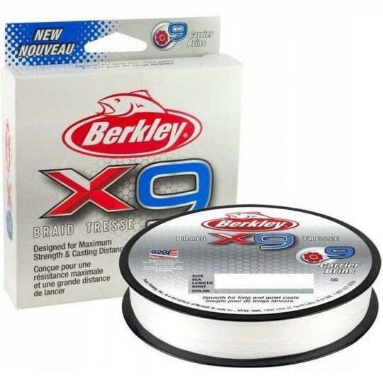 PLECIONKA BERKLEY X9 BRAID 0.12mm 150m CRYSTAL PLECIONKA BERKLEY X9 BRAID 0.12mm 150m CRYSTAL