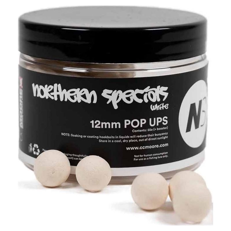 KULKI CC MOORE NS1 POP UPS WHITE 12mm KULKI CC MOORE NS1 POP UPS WHITE 12mm