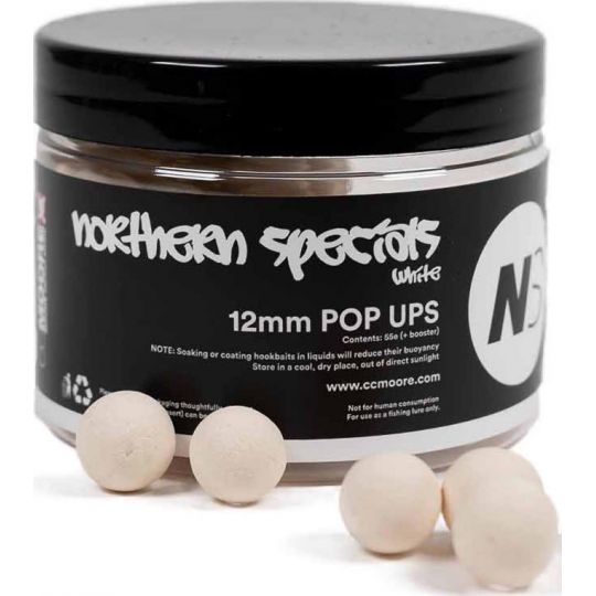 KULKI CC MOORE NS1 POP UPS WHITE 12mm KULKI CC MOORE NS1 POP UPS WHITE 12mm