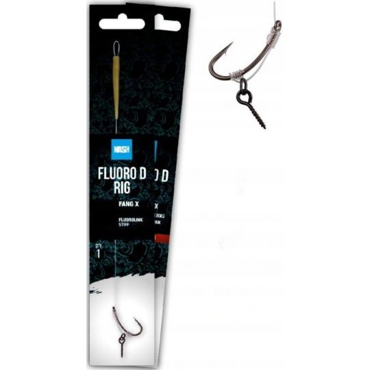 PRZYPON NASH FLUORO D RIG ROZMIAR 4 20lb MICRO BAR PRZYPON NASH FLUORO D RIG ROZMIAR 4 20lb MICRO BAR