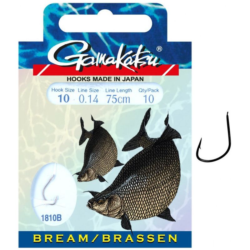 HACZYKI WIĄZANE GAMAKATSU BREAM 1810B 10 0.14mm HACZYKI WIĄZANE GAMAKATSU BREAM 1810B 10 0.14mm