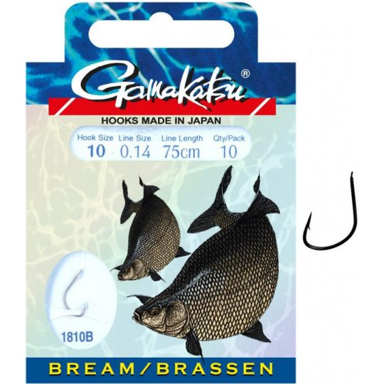 HACZYKI WIĄZANE GAMAKATSU BREAM 1810B 10 0.14mm HACZYKI WIĄZANE GAMAKATSU BREAM 1810B 10 0.14mm