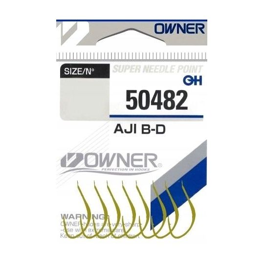 HACZYKI OWNER AJI-BD 50482 ROZMIAR 8 ZŁOTE HACZYKI OWNER AJI-BD 50482 ROZMIAR 8 ZŁOTE