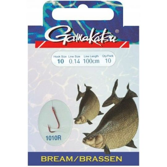 HACZYKI WIĄZANE GAMAKATSU BREAM RED 0,12mm 16 HACZYKI WIĄZANE GAMAKATSU BREAM RED 0,12mm 16