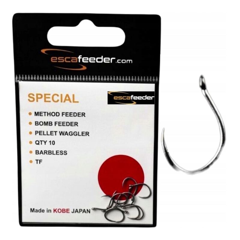 HACZYKI ESCA FEEDER SPECIAL ROZM 12 BEZZADZIOROWE 