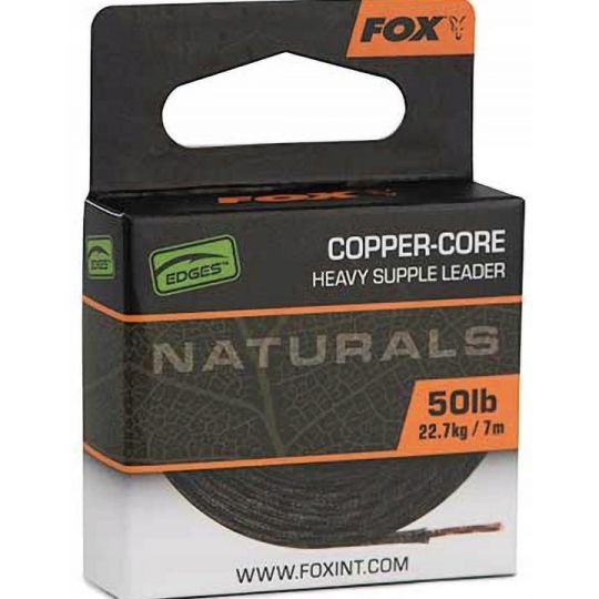 LEADCORE FOX DGES NATURALS COPPER COR 50lb 7m LEADCORE FOX DGES NATURALS COPPER COR 50lb 7m
