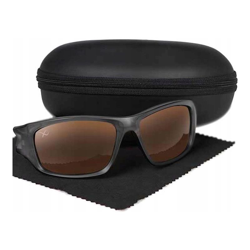 OKULARY POLARYZACYJNE MATRIX SUNGLASSES WRAPS ETUI