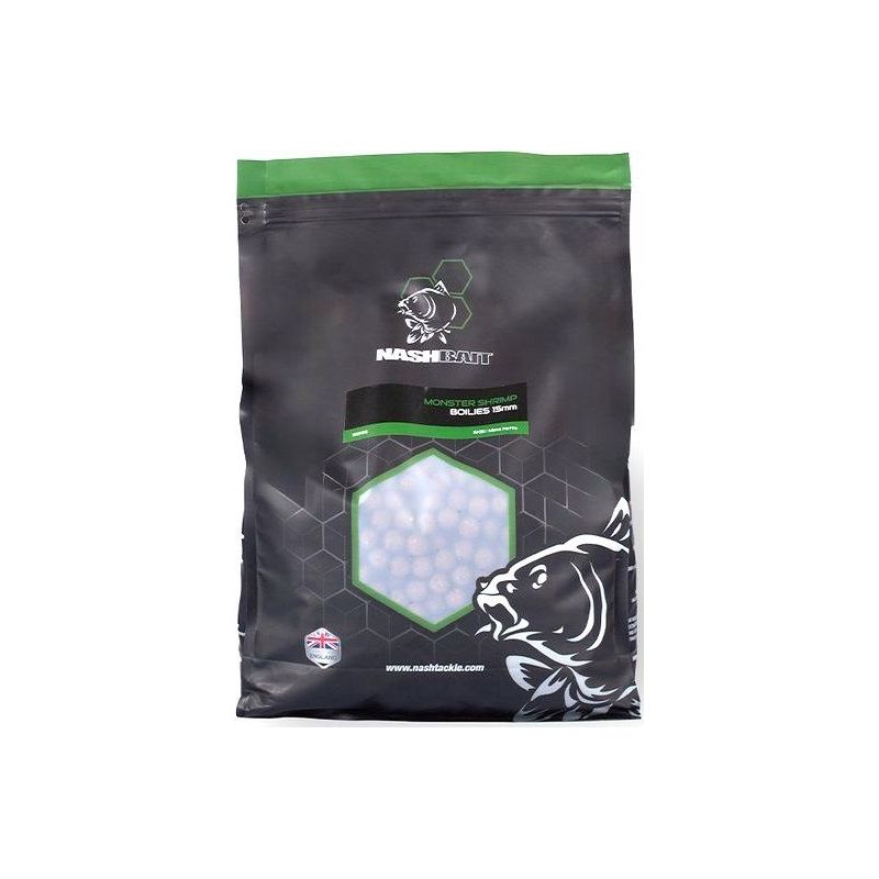 KULKI NASH MONSTER SHRIMP BOILIES 24mm 1kg KULKI NASH MONSTER SHRIMP BOILIES 24mm 1kg