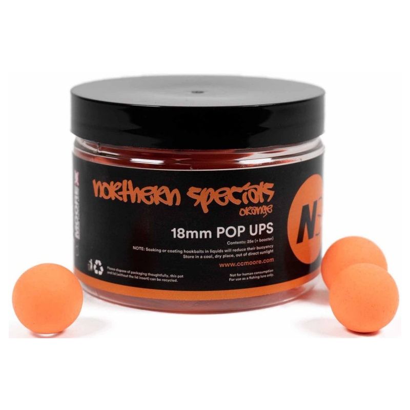 KULKI CC MOORE NS1 POP UPS ORANGE 18mm