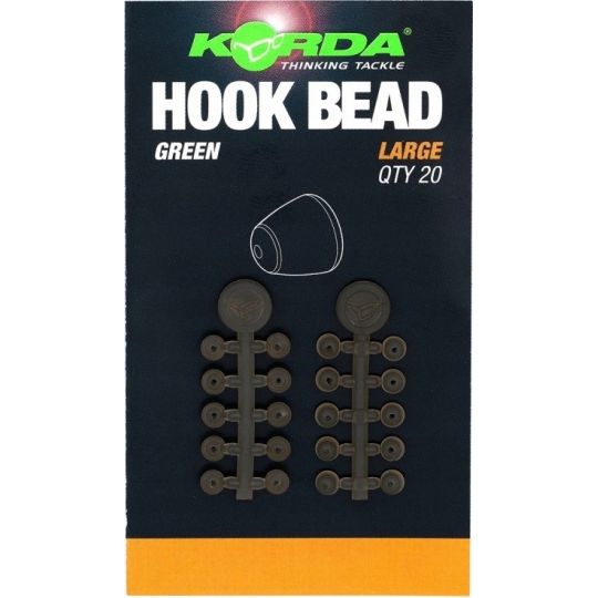 STOPERY KORDA HOOK BEAD LARGE GREEN 