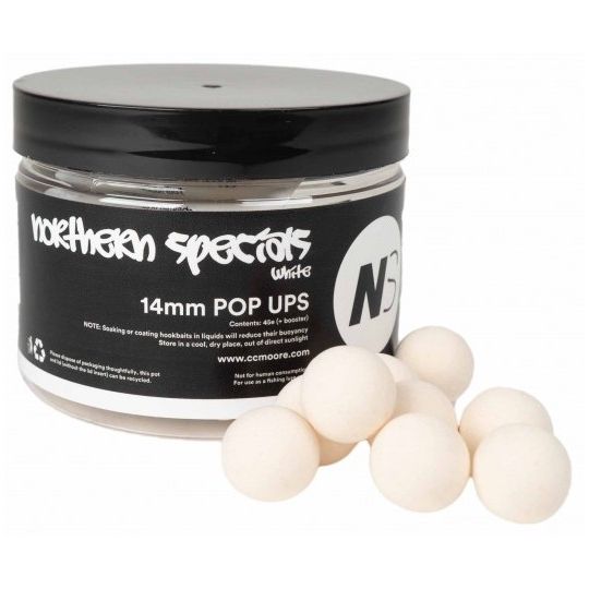 KULKI CC MOORE NS1 POP UPS WHITE 18mm KULKI CC MOORE NS1 POP UPS WHITE 18mm