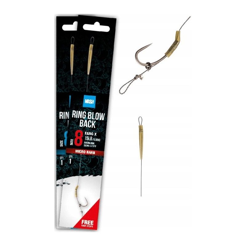 PRZYPON NASH RING BLOW BACK RIG ROZM 6 MICRO BARB