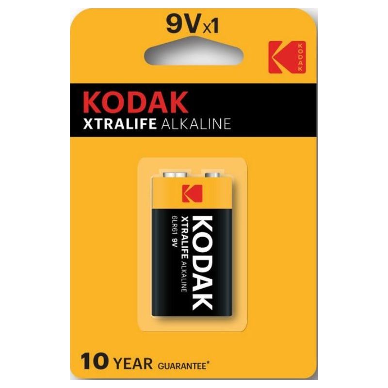 BATERIA KODAK ALKALICZNA XTRALIFE 9V 1szt