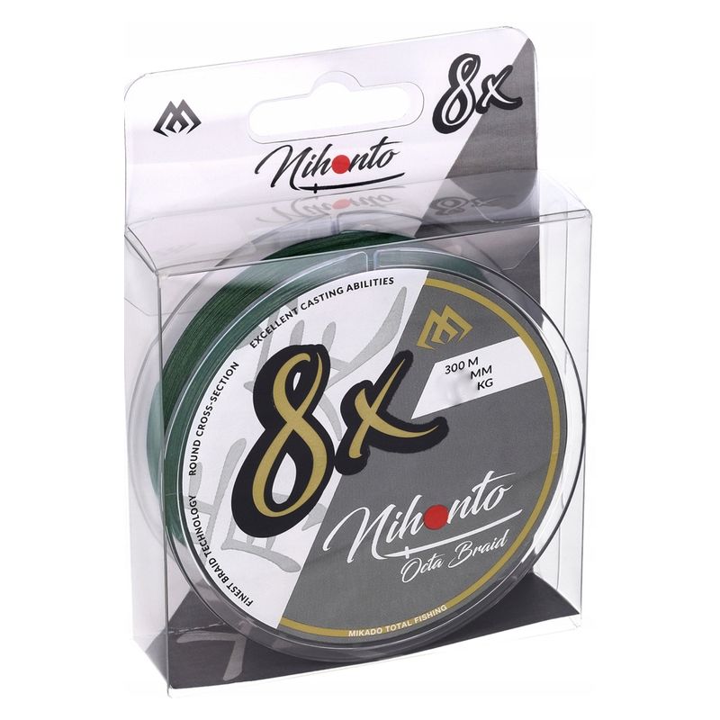 PLECIONKA NIHONTO OCTA BRAID 300m GREEN 0,30mm PLECIONKA NIHONTO OCTA BRAID 300m GREEN 0,30mm