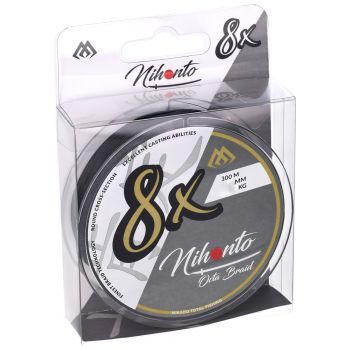 PLECIONKA NIHONTO OCTA BRAID 300m BLACK 0,35mm