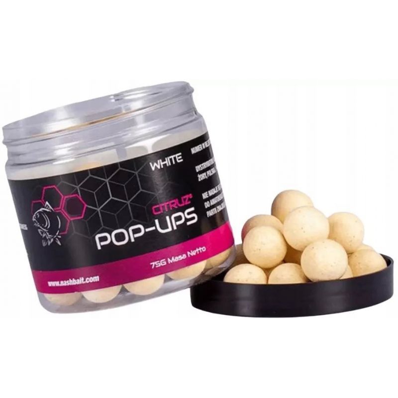 KULKI NASH CITRUZ POP UP 15mm 75g WHITE KULKI NASH CITRUZ POP UP 15mm 75g WHITE