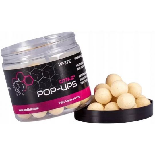KULKI NASH CITRUZ POP UP 15mm 75g WHITE KULKI NASH CITRUZ POP UP 15mm 75g WHITE